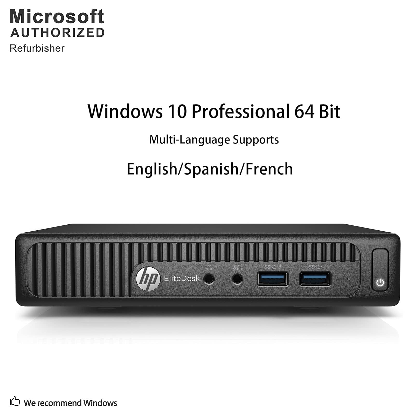 Amazon.com: HP EliteDesk 705 G3 Desktop Mini Computer PC, AMD A10