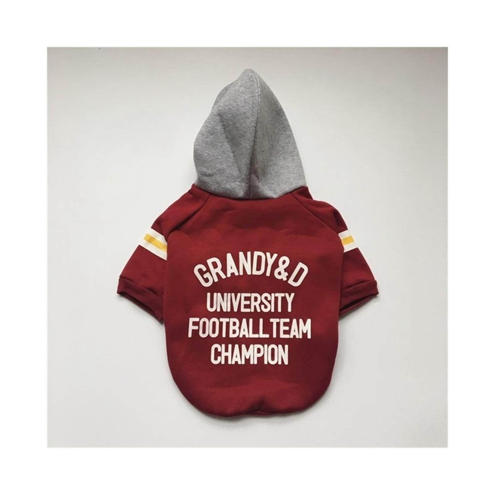 RSTJBH Dog Clothes Hoodies For Small Dogs, Cute French Bulldog Hooded  Sweatshirt, Cool T-Shir Comfortable and breathable (Color : Grandy Red,  Size : Size 6 (XXL)) : Amazon.co.uk: Pet Supplies