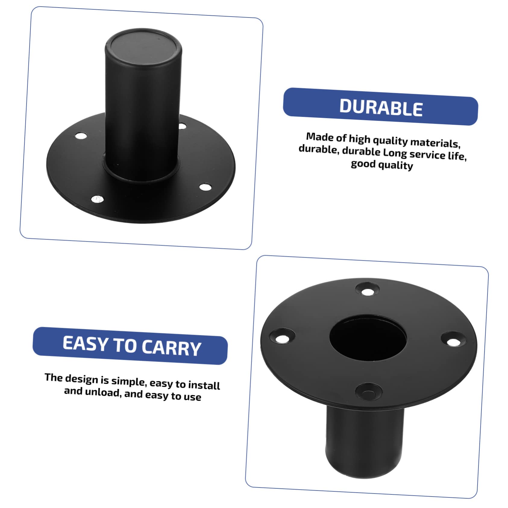 CAXUSD 1Pc Speaker Mount Stand Base Replacement Iron Bracket for Surround Sound Speakers Universal Speaker Wall Mount Accessory