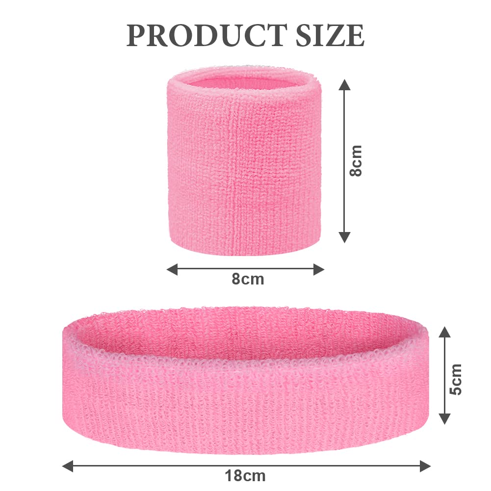 Serre-poignets Sport Flintronic - Lot De 6 Bracelets Absorbants Pour Gym, Tennis, Running