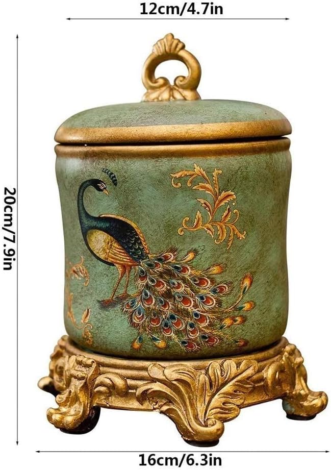 Large Scale Burial Decoration Ashes Box Ceramic Cremation Bone Family Memorial Tomb Home with