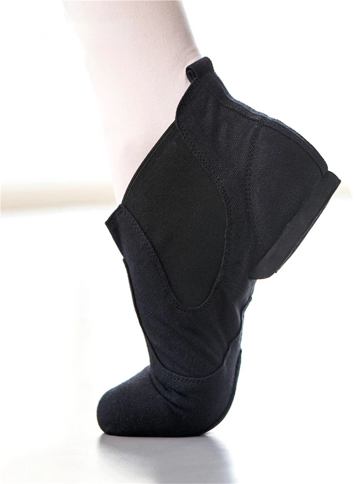 Stivali da Ballo Jazz Slip on in Tessuto Elasticizzato for Donna Uomo Ragazzo Stivaletti for Esercizi Hip-Hop Scarpe Allenamento morbide for Interni Unisex per Spettacoli Teatrali(37)