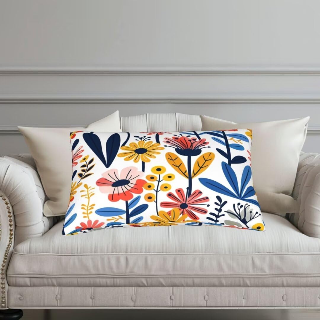 Amazon.com: Flower Pillows Pack of 2 50x70 cm/20x28 Inch, Plants