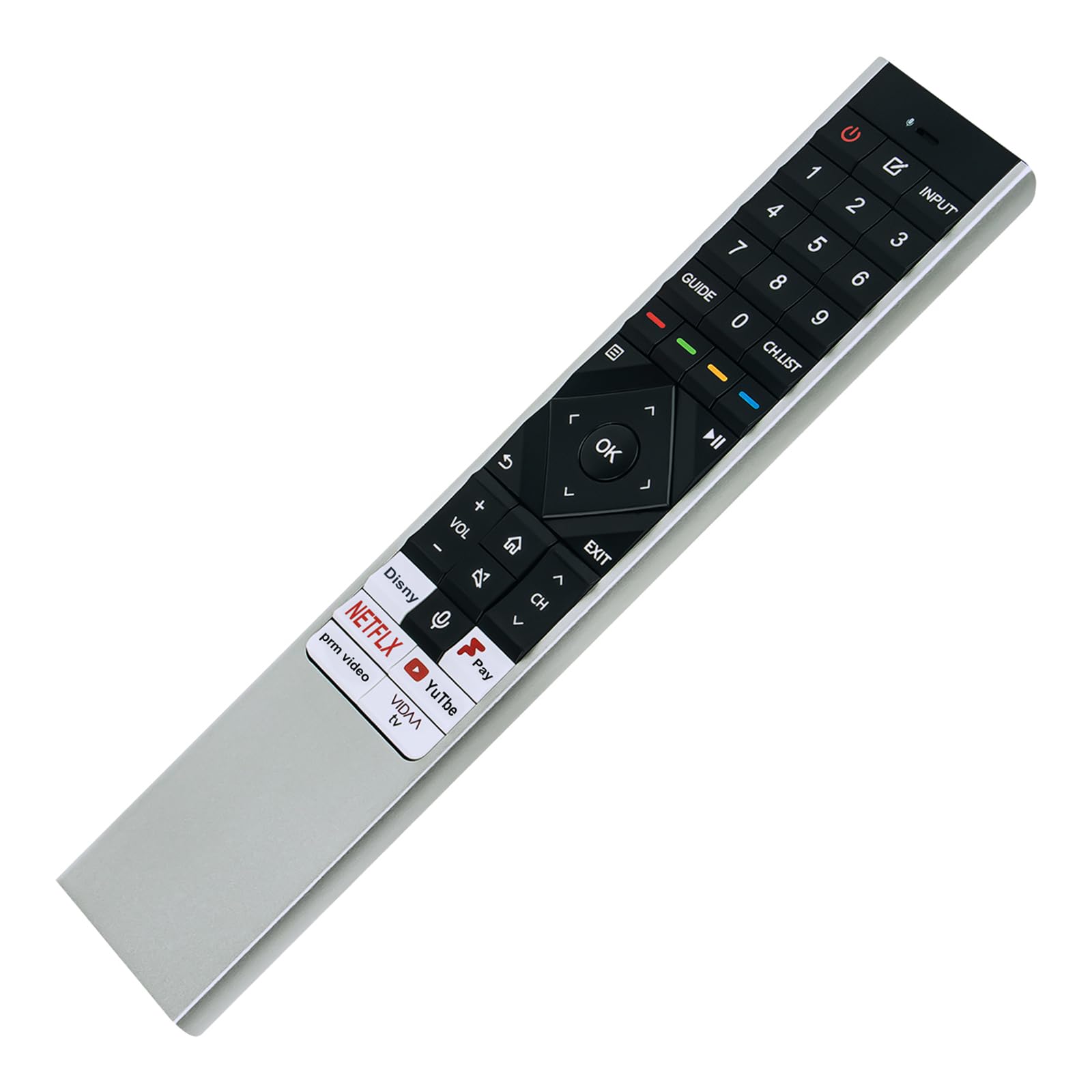 AULCMEET ERF6P64H ERF6B64H New Replacement Voice Remote Control fit for Hisense HD Mini LED TV 55U79KQ 65U79KQ 75U79KQ 55U8KQ 65U8KQ 75U88KQ 75U89KQ 75U8KQTUK - Image 4