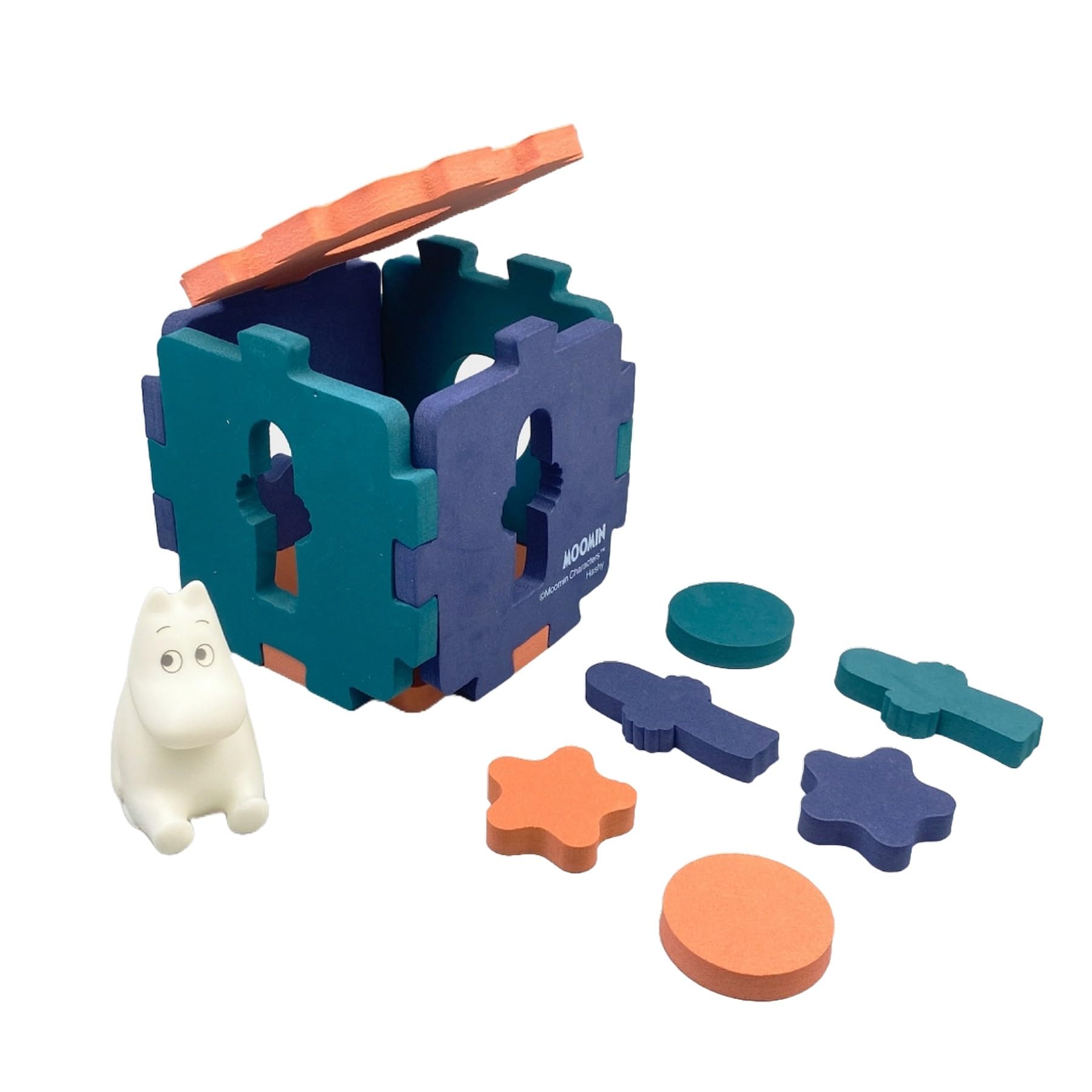 Amazon.co.jp: Hashy TOPIN Moomin Bath Puzzle, Moomin Toy x 1, Bath