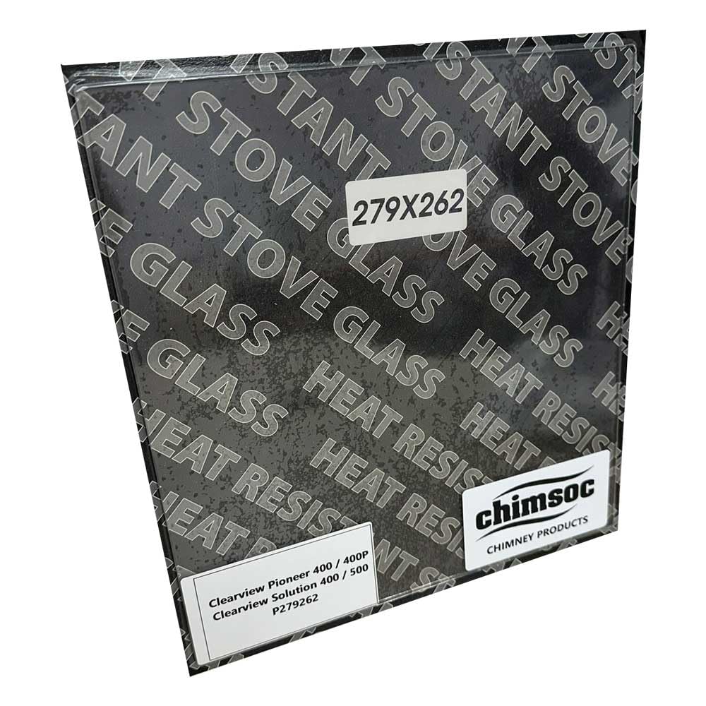 Sponsored Ad – Replacement Stove Glass - Clearview Pioneer 400/400P / Solution 400/500 (279mm x 262mm Rectangular)
