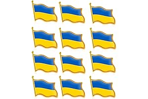 Ukrainian Flag Pin Bulk Pack: Express Patriotism with National Lapel Pins