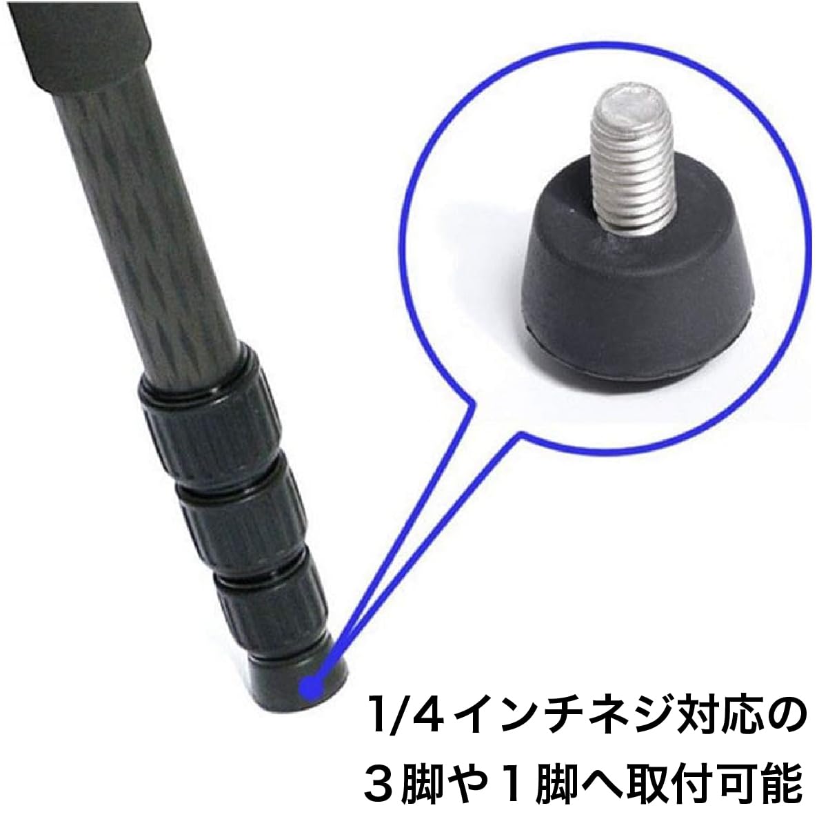 Amazon | Sanesuline 三脚フットパッド ゴム石突 交換用 1/4 ネジの高