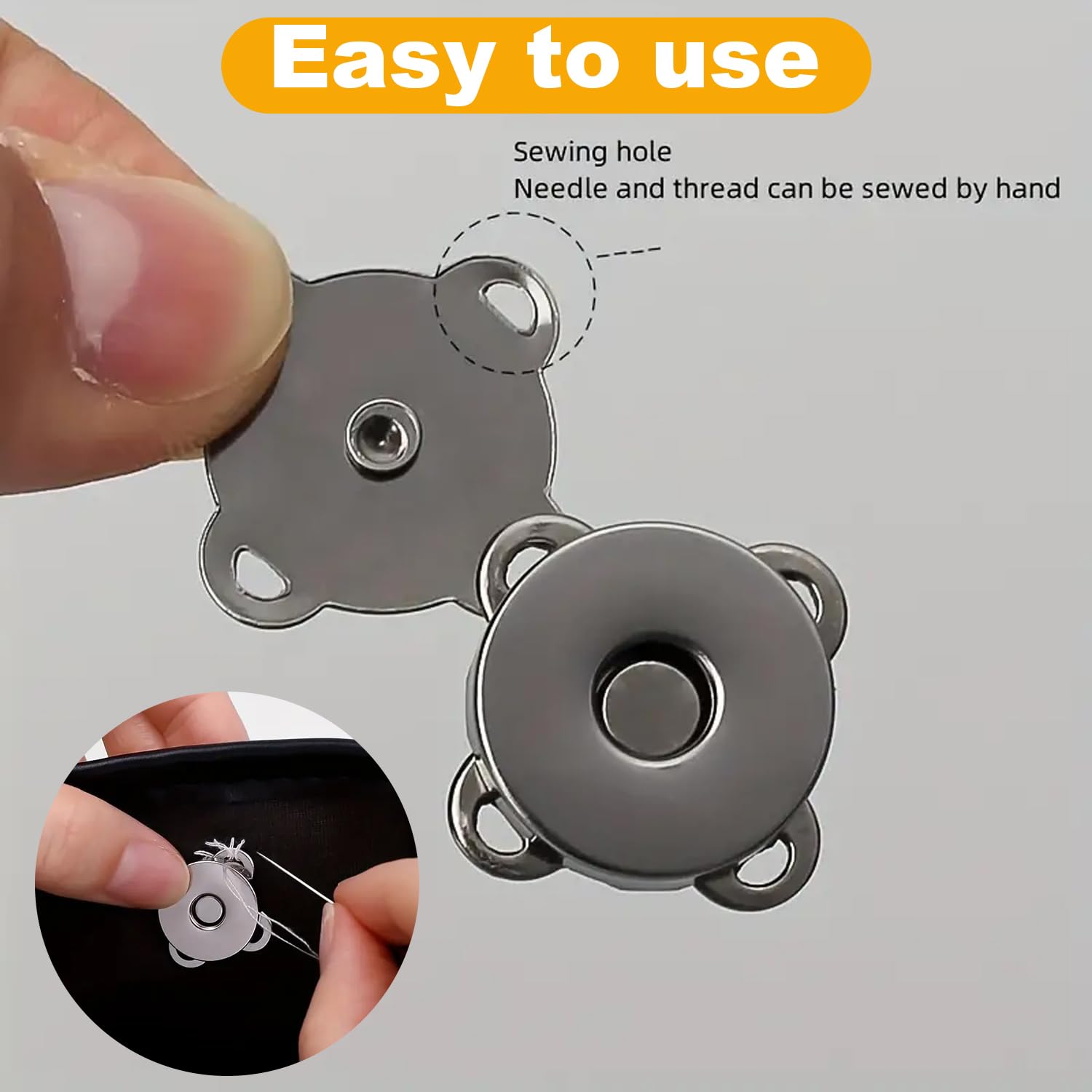 Mediac Bodemnagels voor tassen 15 mm 4 stuks - Art en Hobby