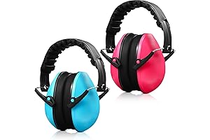 Chumia 2 Pcs Kids Ear Protection Noise Reduction Earmuff Adjustable Hearing Protection...