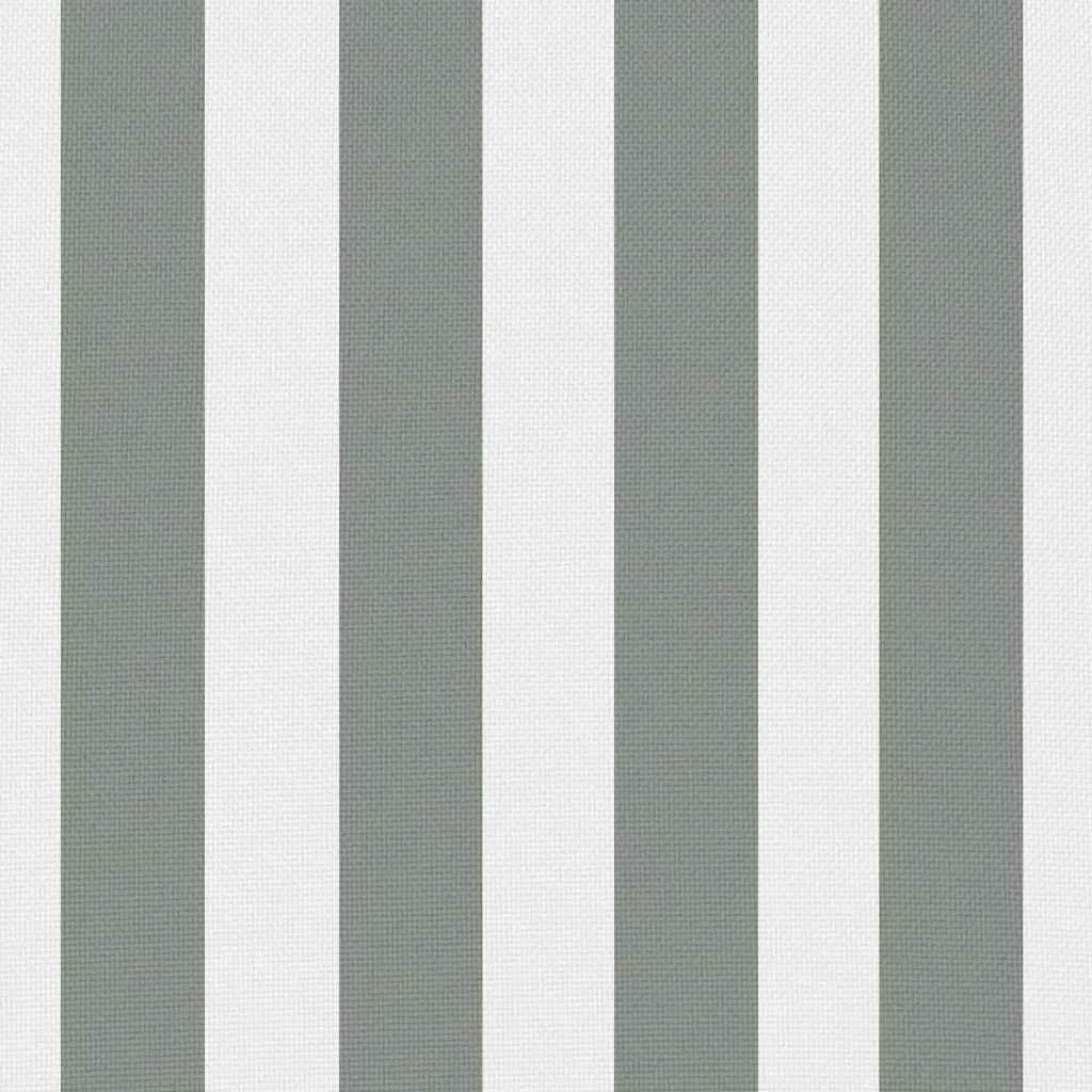 vidaXL 4X Cojines para Exterior a Rayas 45x45cm Gris Decoración Jardin Hogar