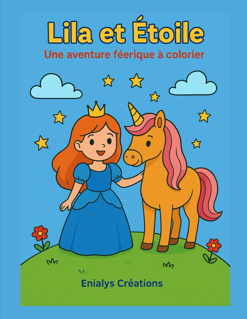 LILA ET ETOILE: Une aventure féerique à colorier
