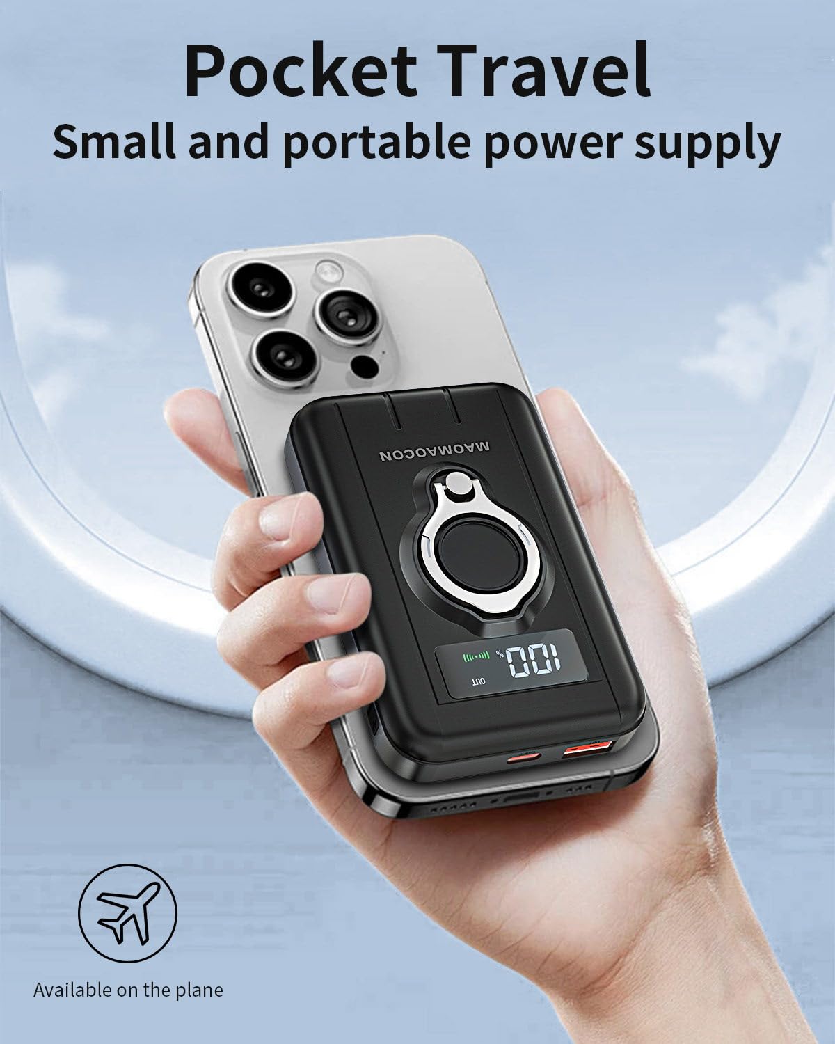 スマホアクセサリー MAGNETIC POWER BANK Magnetic Power Bank 12000mAh 22.5W Ricarica rapida
