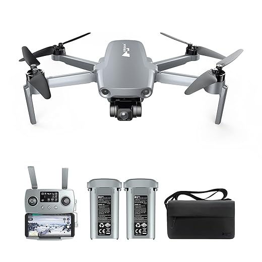 Hubsan Zino Mini Pro Drone (2 Battery Kit - 128GB Internal Storage) || 4K Drone with 3-Axis Gimbal Camera, 249g, Obstacle Avoidance, 35 Mins Flight Time