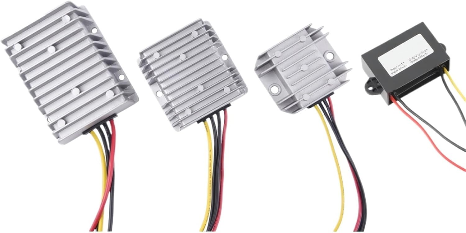 1pcs DC Power Converter 18-36V to 24V Buck Boost Regulator 3A 5A 10A 12A 20A 30A Automotive Stabilizer Voltage Power Supply Module(3A Aluminum Shell)