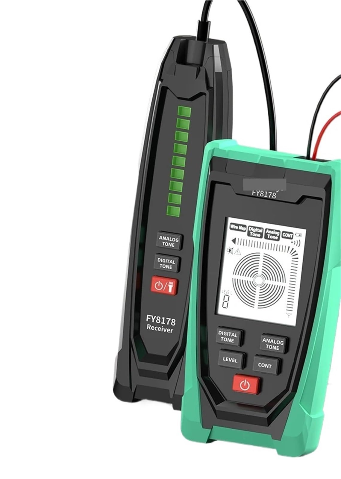 Mthckxjbsuz One Color Cable Tracker, Advanced Wire Tracer Kit With Visual Fault Locator Anti-Interference Cable Tracker Professional Underground Line Detect