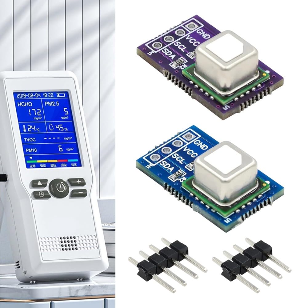 SCD40 - Módulo de sensor con temperatura y humedad, interfaz I2C alto para agricultura HVAC, hogar inteligente, diseño compacto