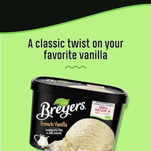 Breyers Classics Ice Cream For A Delicious Frozen Dessert French Vanilla Made With 100% Grade A Milk & Cream thumb #4