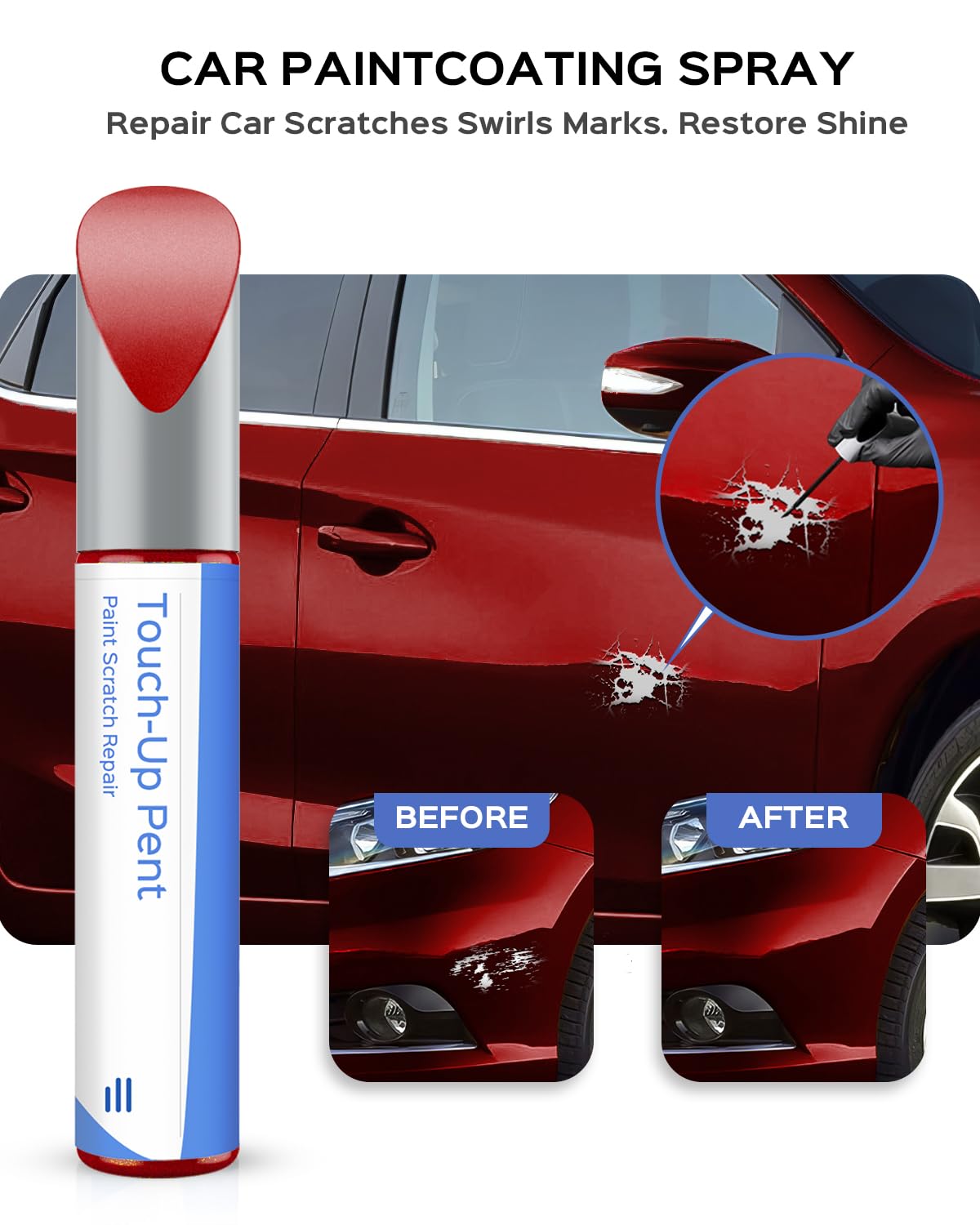 SCRATCH❗️ Amazon.com: ScratchesHappen Exact-Match Touch Up Paint Kit