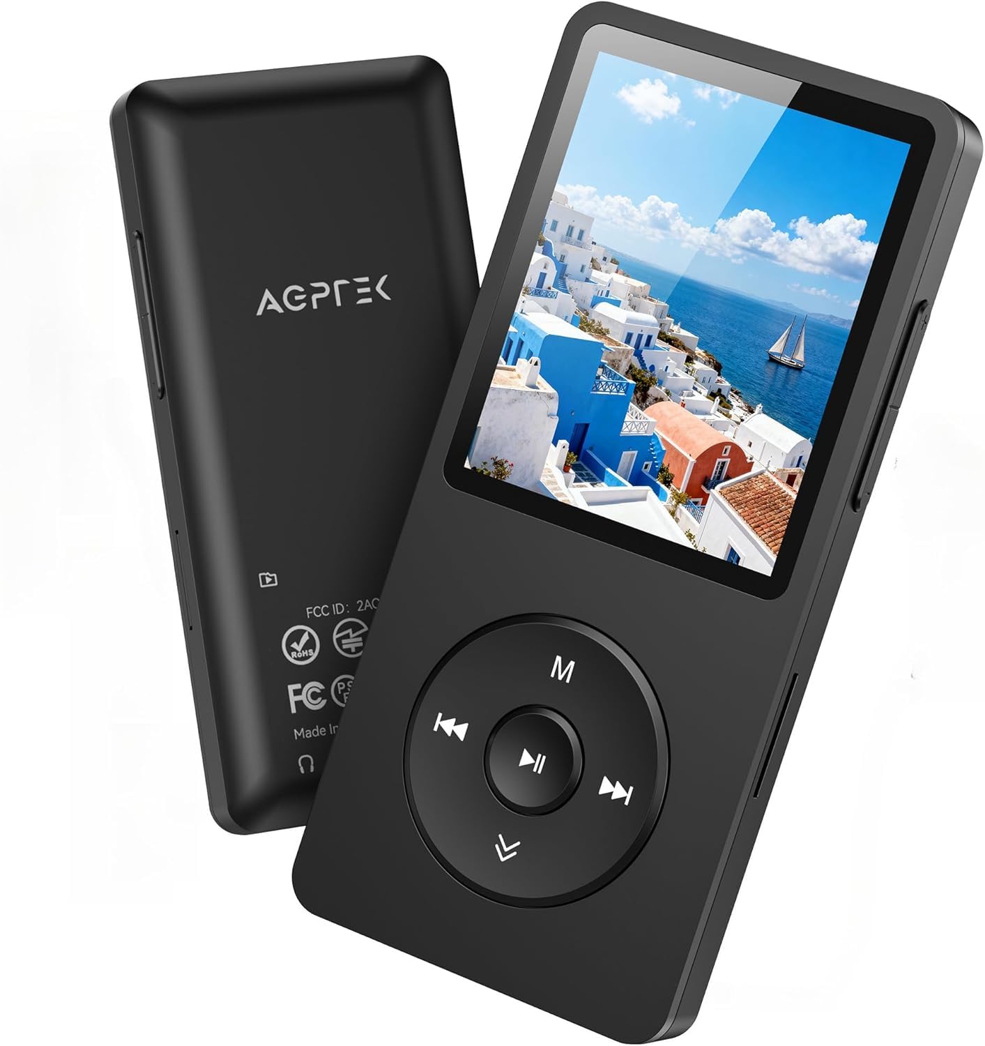 AGPTEK 64GB MP3 Player Bluetooth 5.3, Portable Player with Speaker, 40 Hours Battery Life Music Player with 1.8 Inch Screen, FM Radio, TF Card up to 128 GB, Black-image-25