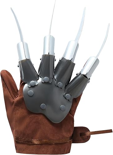 Miniatura 4 de eforpretty Disfraz de Halloween para hombre, suéter de punto con sombrero marrón y guante de cuero