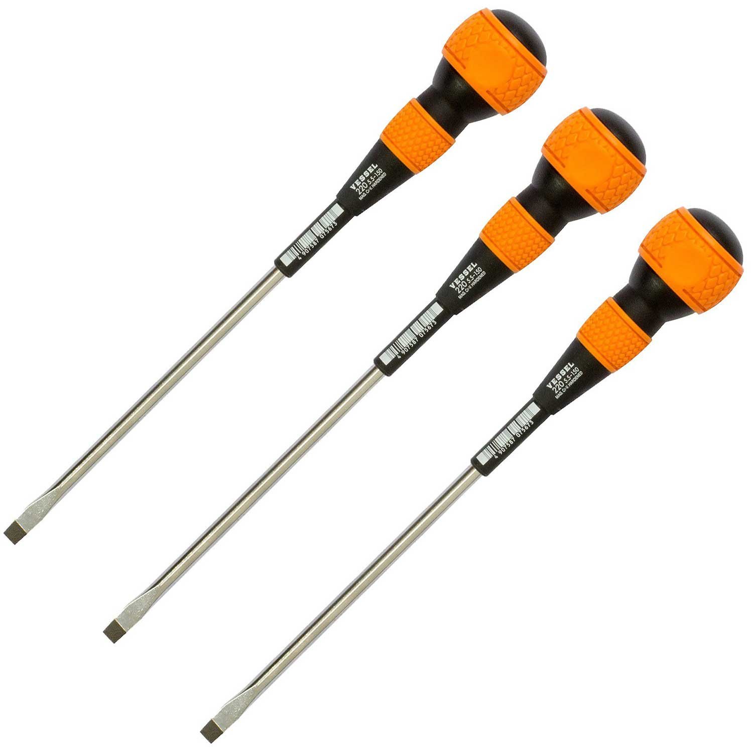 Amazon | ベッセル(VESSEL) ボールグリップドライバー No.220 マイナス