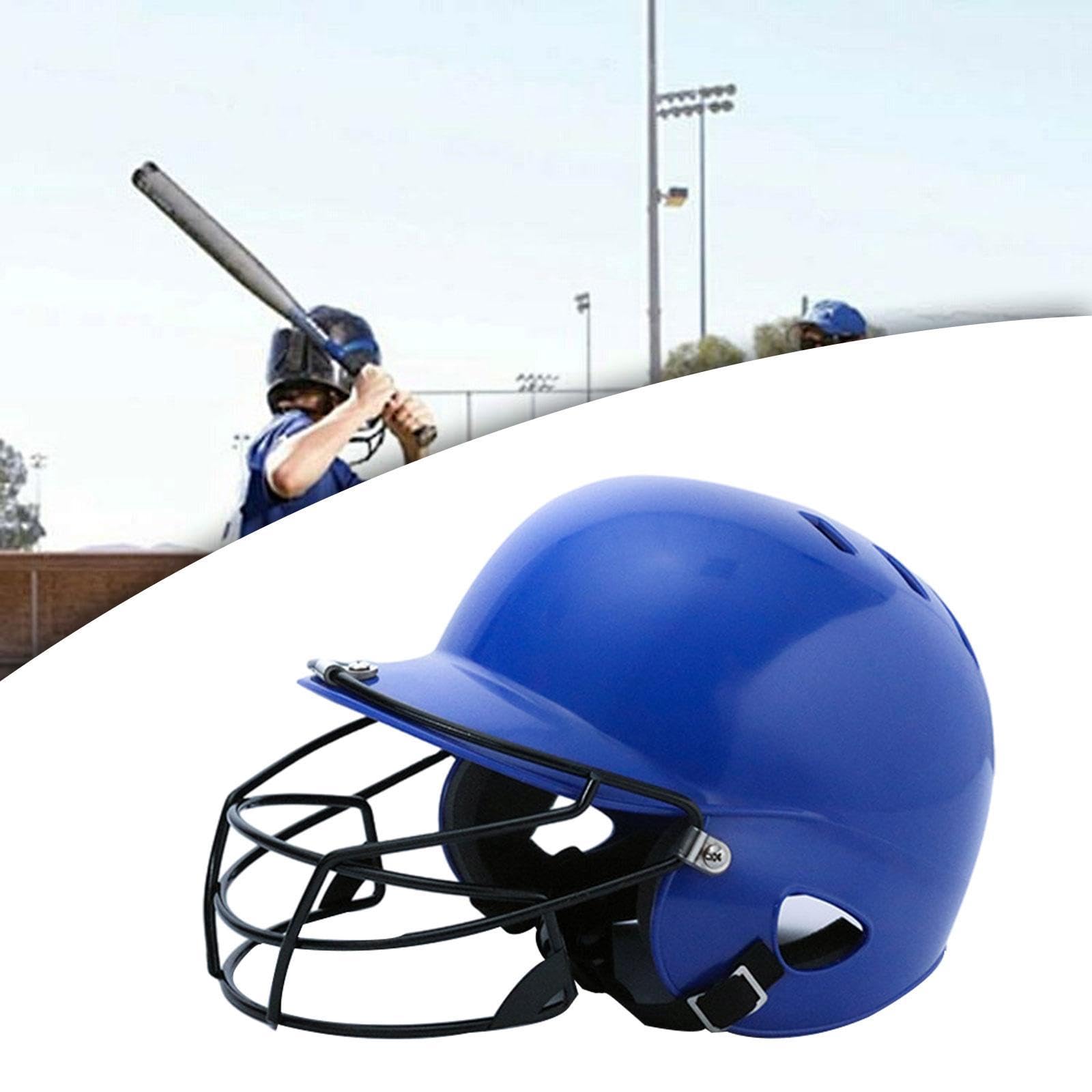 Perfeclan Baseball -Schlaghelm -Softball -Helm bequemer Stoßdämpfung für Kinder mit Gesichtsmaske für das Trainingsspiel im Freien