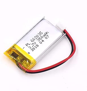 3.7V 350mAh 602035 Lipo battery Rechargeable Lithium Polymer ion Battery Pack with JST Connector - coolthings.us