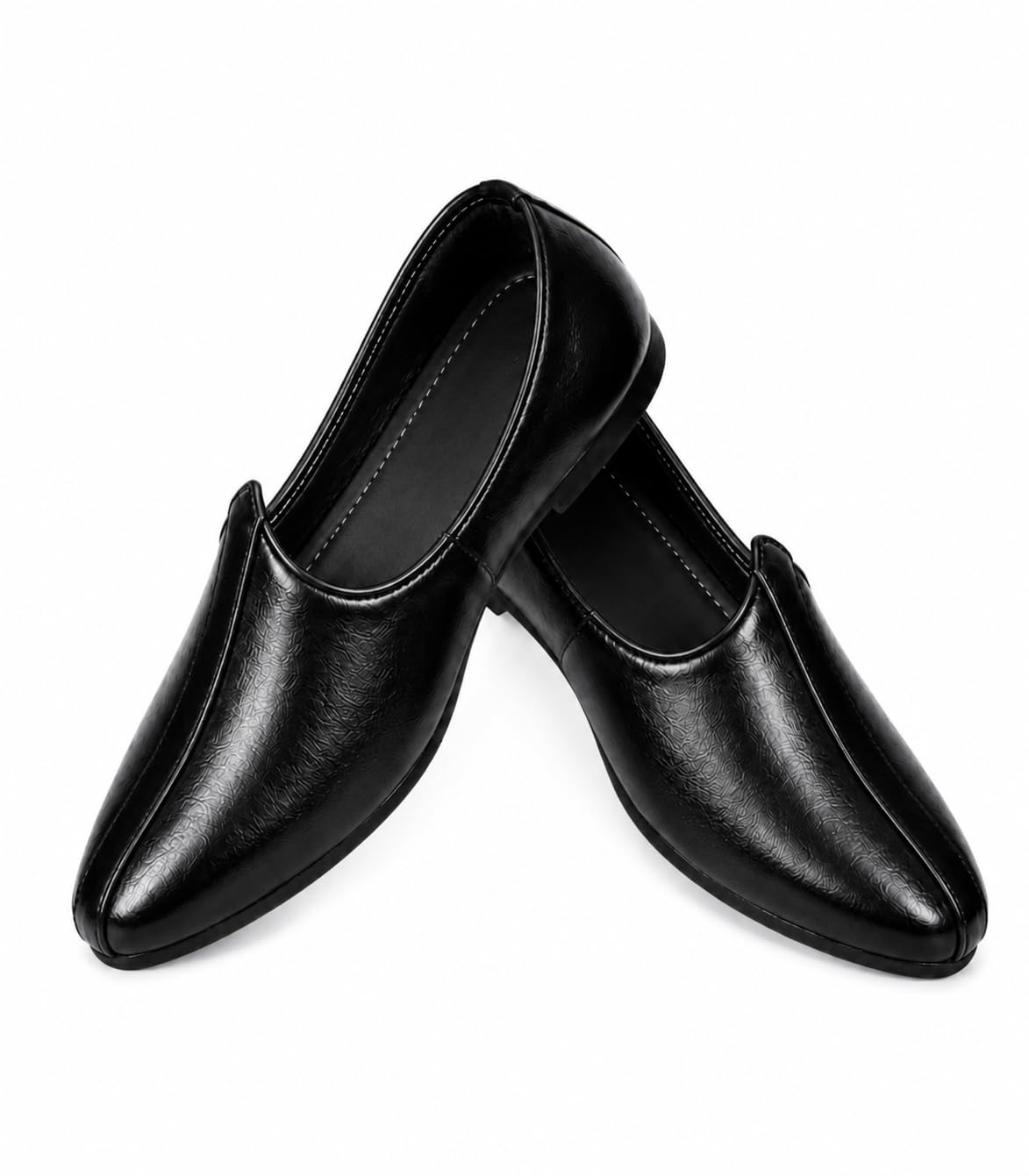 r rj trends Trendy Men Mojaris and Juttis | Traditional Men's Black Jutti | Pure Leather | Punjabi Shoe | Ethnic Footwear | Stylish Men's Fashion-picture-39
