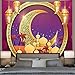 Produktbild WERT Ramadan Kareem Wandteppich goldene muslimische Mondlaterne Wandbehang Wandteppich Wohnzimmer Schlafzimmer Wohnkultur A1 200x180cm