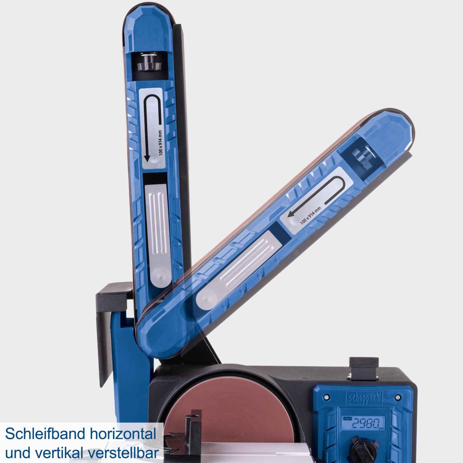 Scheppach Ponceuse à bande et à disque BTS900Vario