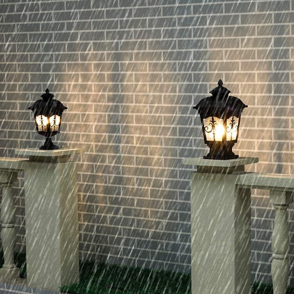 Lampa uliczna Latarnia ogrodowa Zewnętrzne lampy podłogowe Latarnia Słupek płotu ogrodowego Zewnętrzne kolumny oświetleniowe Oświetlenie krajobrazu E27 Zewnętrzne lampy słupkowe Oprawy Oszczędnoś