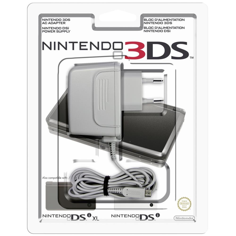 Nintendo 3DS XL - Adaptador de corriente por 3DS, 3DS XL, DSi y DSi XL