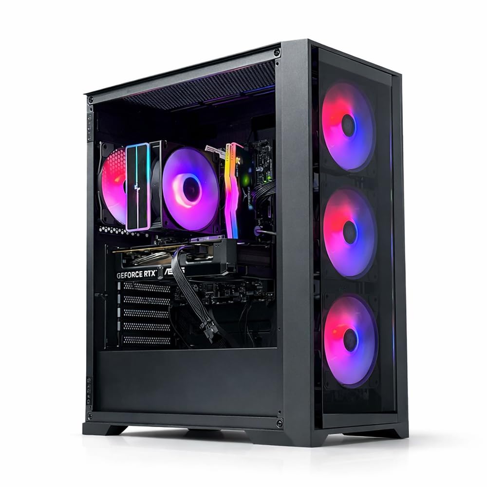 – GAME SEKRET Nova Gaming PC - Intel Core i5-12400F | GeForce RTX 3050 8GB GPU |16GB DDR4 RAM-500GB NVMe SSD | Air Cooler-H610 MB-500W 80+ PSU | WiFi-Bluetooth-Windows 11 Pro | Desktop Computer