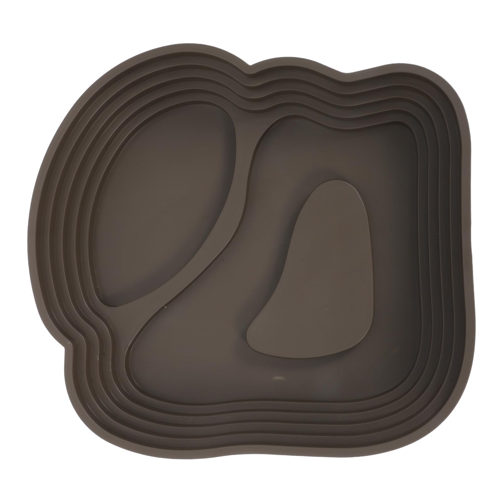 Veemoon Gamelle pour Tortues et Reptiles 24 Cm Grand Bol D’Eau Marron Foncé Double Usage Bain et Nourrissage avec Rebord Anti-éclaboussures pour Terrarium et Habitat Terrestre
