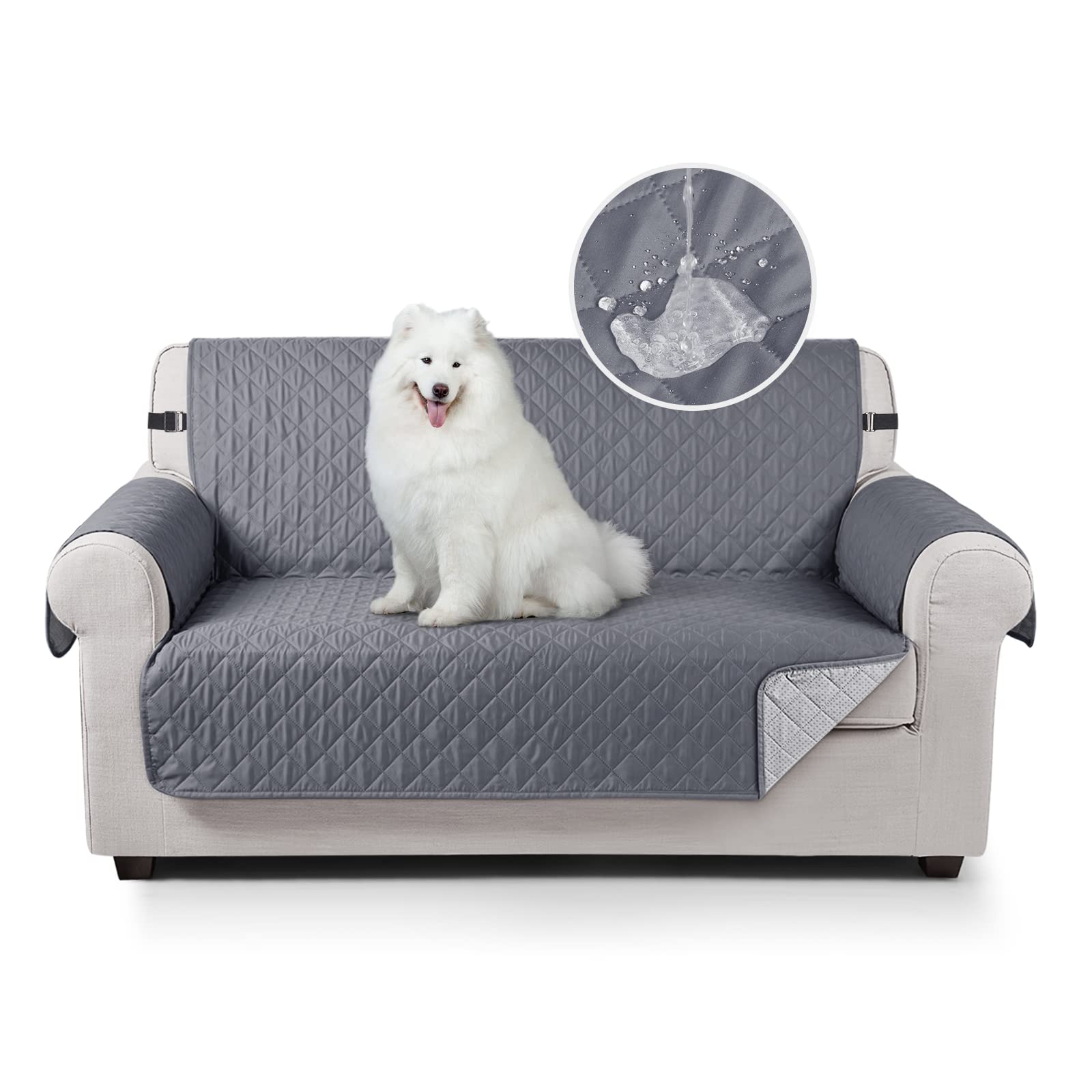 TAOCOCO Copridivano Poltrona Impermeabile Divano Protector Slipcovers, Adatto per cani, animali domestici e bambini(Borgogna, 1 posti 56 * 192cm)