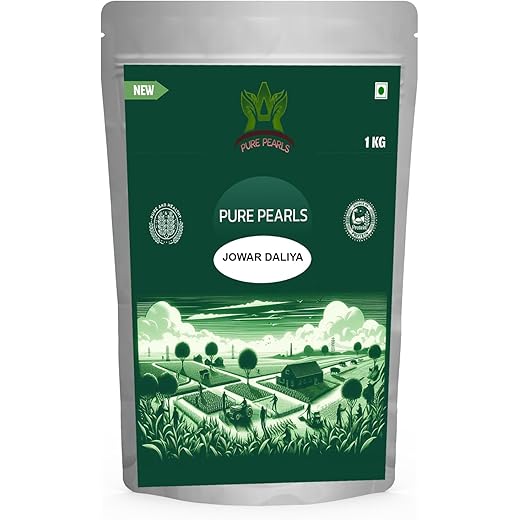PUREPEARLS Jowar Dalia Fiber Rich - 1Kg