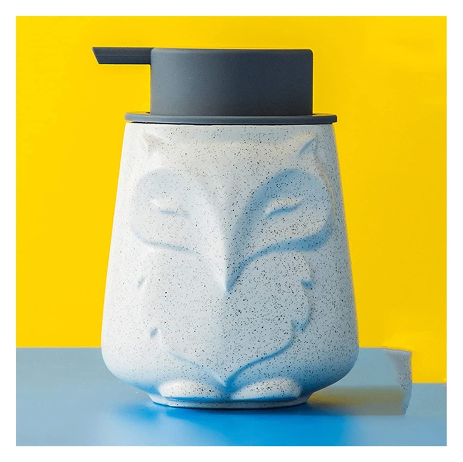 Soap Dispenser Soap Lotion Dispenser Cute Animal Shape Foam Soap Dispenser Ceramic Refillable Pump For Children's Liquid Containers,Multicolor Lotion Pump Bottle Soap Dispenser Kitchen Bathroom(Color: