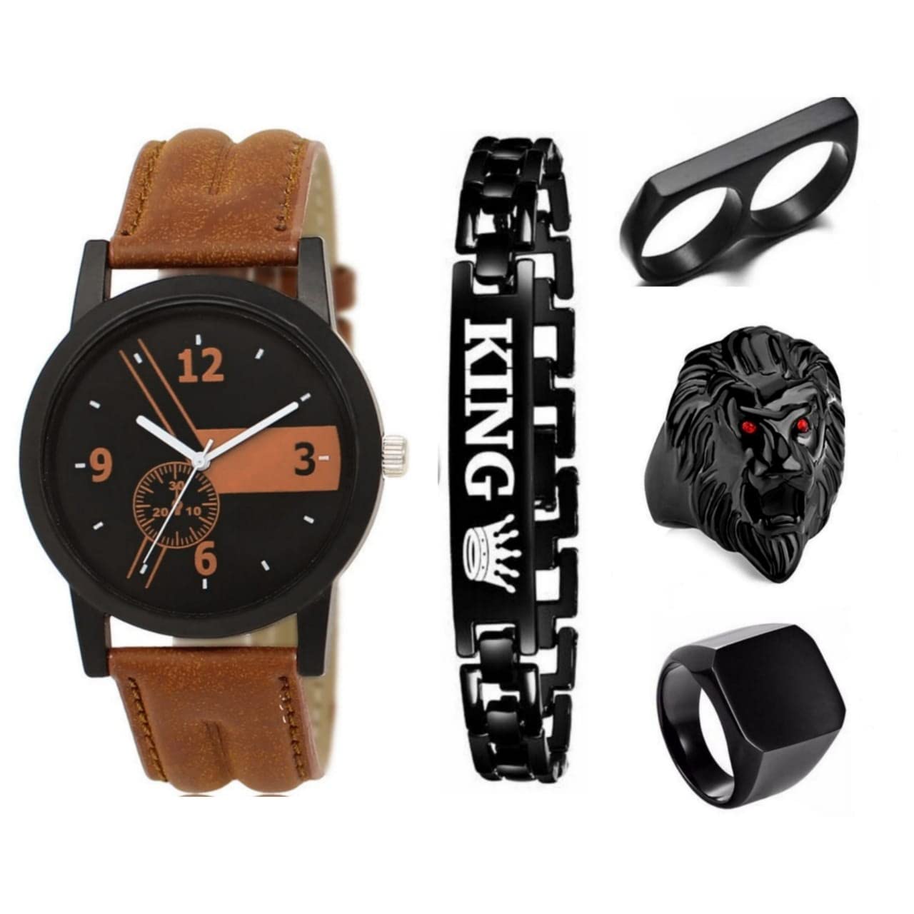 Mkm Stylish watche Combo Set for Boys|| Casual wacthes for You || Set of Watch and Bracelets for Mens - Combo10 (B0BCWDGWLW) Amazon Price History, Amazon Price Tracker