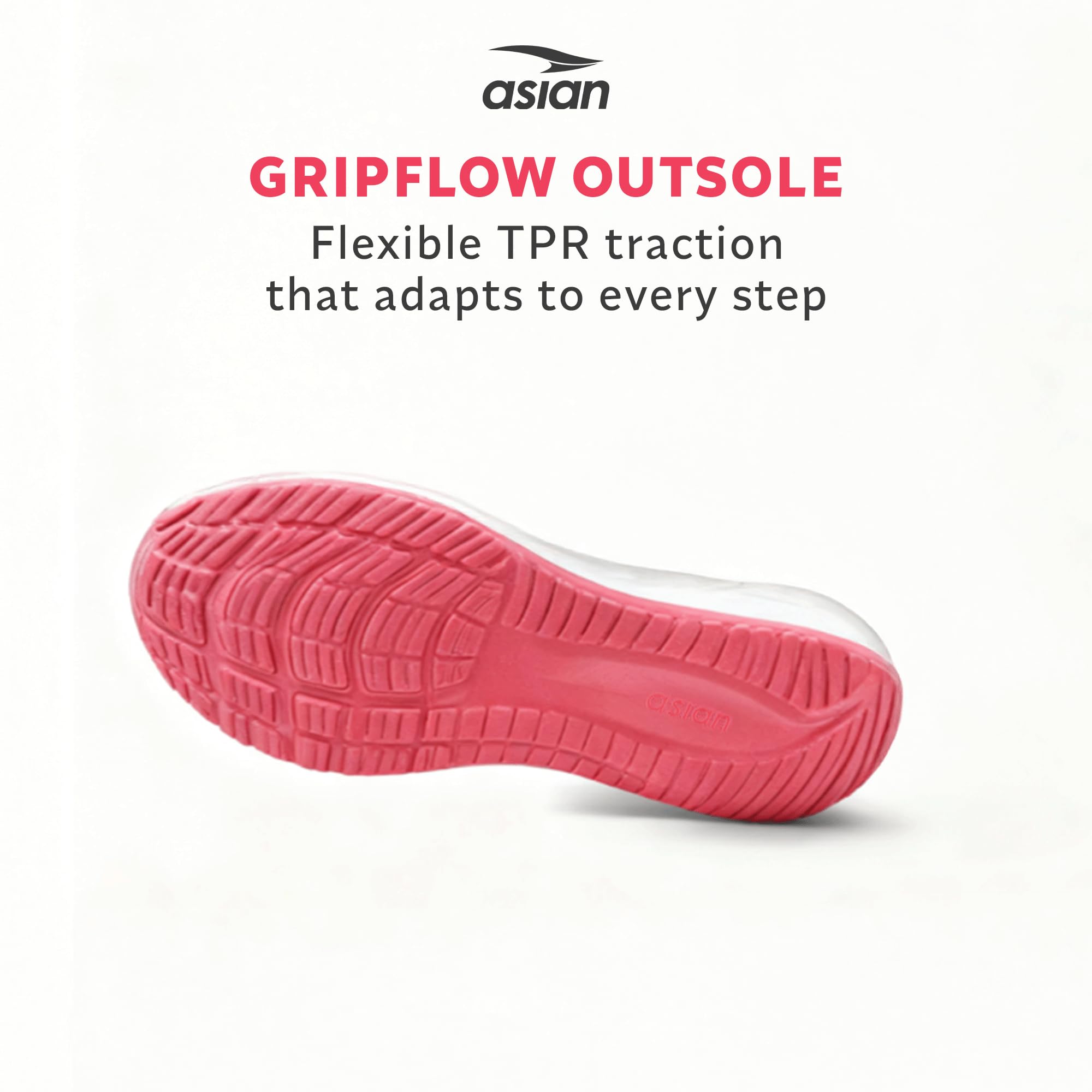 ASIAN Mercury-26 Women’s Velcro Sports Shoes | Lightweight, Breathable & Soft Cushioned Footwear for Running, Walking, Gym & Daily Comfort | Ideal for Travel, Work & Casual Wear 4