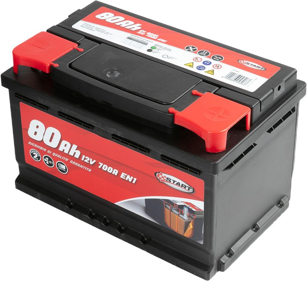 Start Batteria Auto 80AH 12V640A polo positivo destro cassetta L3