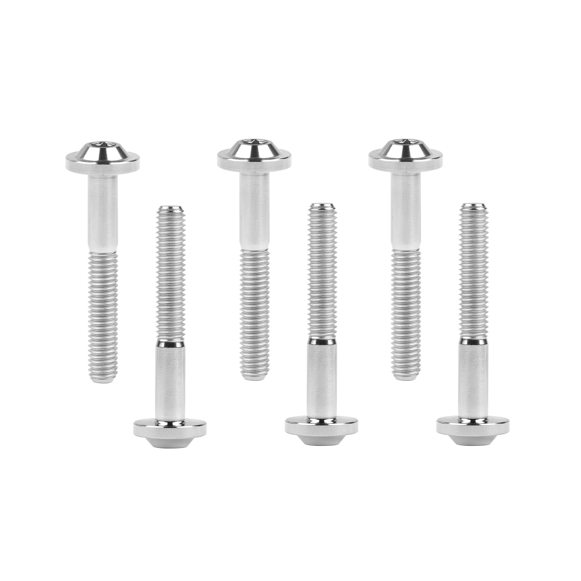 DWAMMEBRS Bolt T25 Torx Screws M5x10 12 15 20 25 30 35mm Corrosion Bolts for Cycling Motorcycle Automotive(Titanium,M5x35mm)