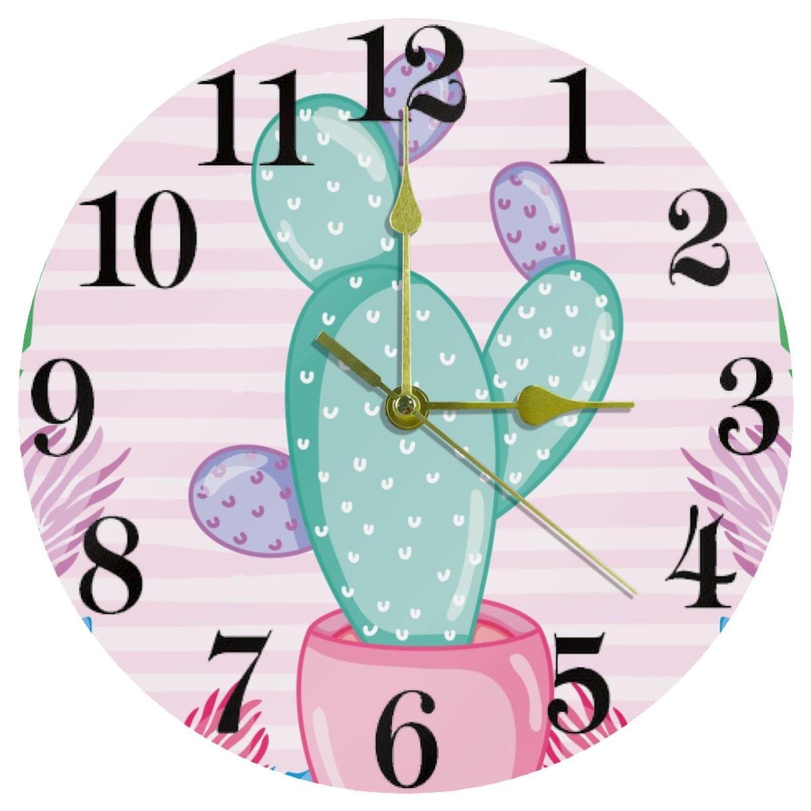 Horloge murale ronde à quartz pour lire l'heure facilement dans un bureau