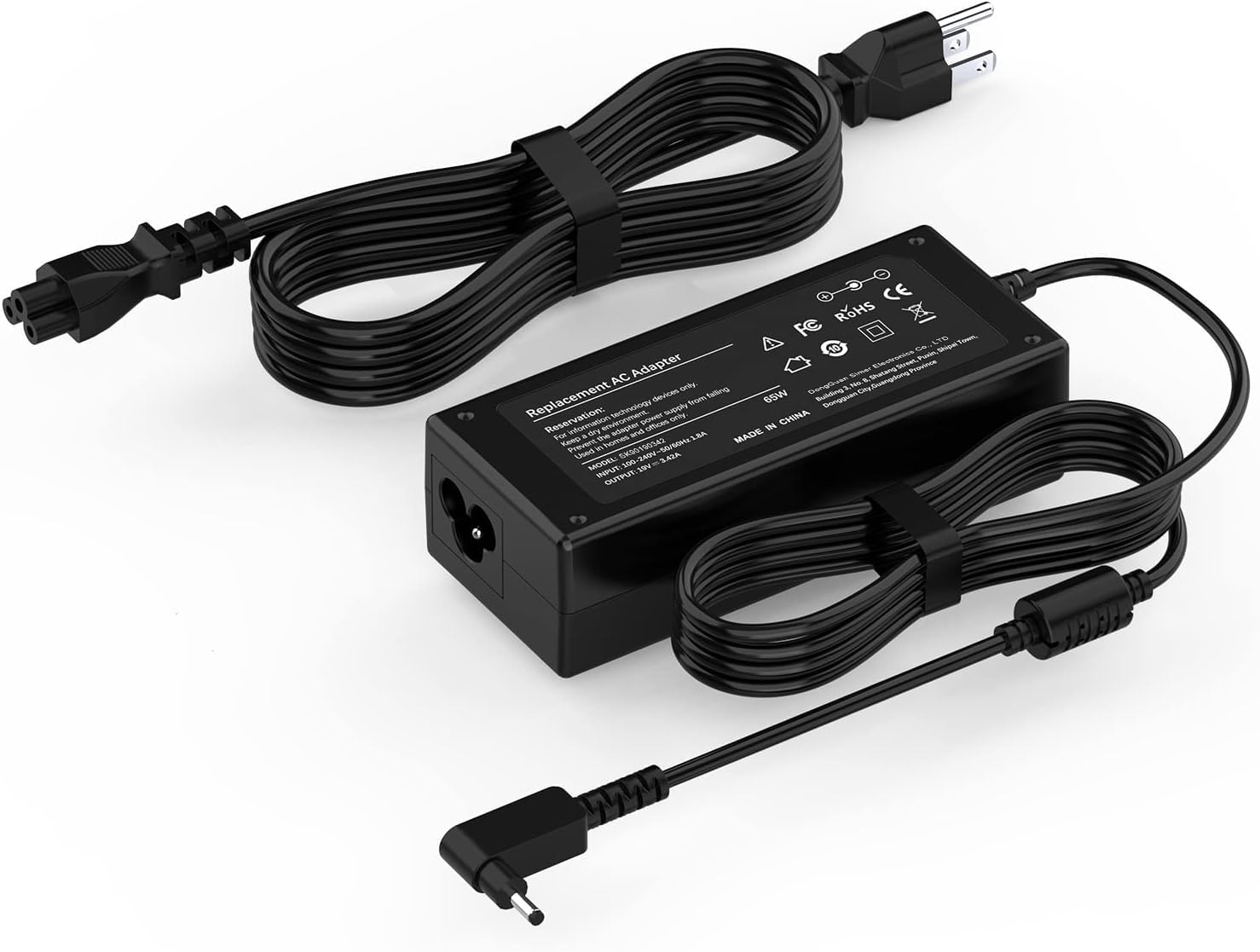 65w Laptop Charger for Samsung Galaxy Book Flex 2 Alpha 13.3 NP730 NP730QDA NP730QCJ; Samsung Galaxy View 18.4 Tablet SM-T670 SM-T677 SM-T677A; Notebook 5 7 9 NP550 NP730QAA NP900 Power Supply Adapter