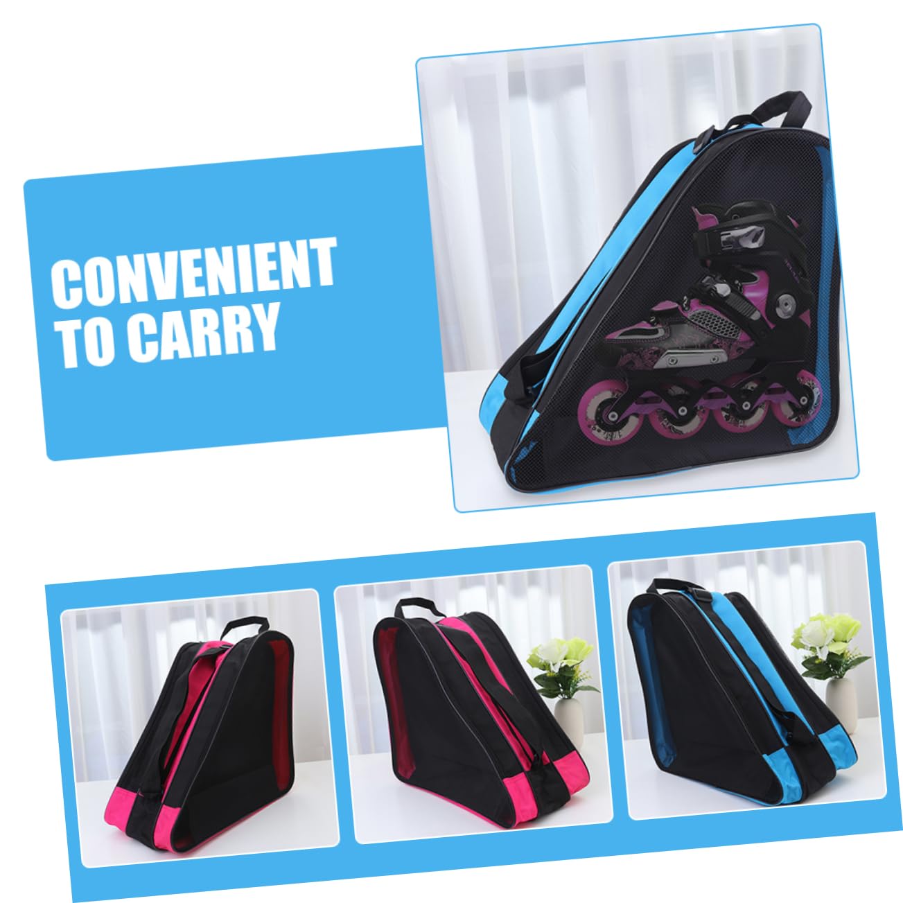 Toyvian 2 per Portatilper Pattinaggio Ghiaccio e Roller Design per Sport All Facile e Riutilizzabile