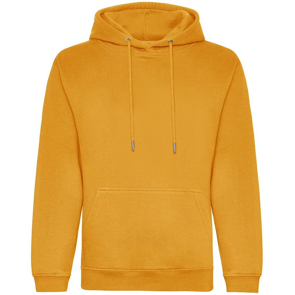 Awdis Unisex Mustard Just Hoods Jh201 Organic Hoodie - Xl