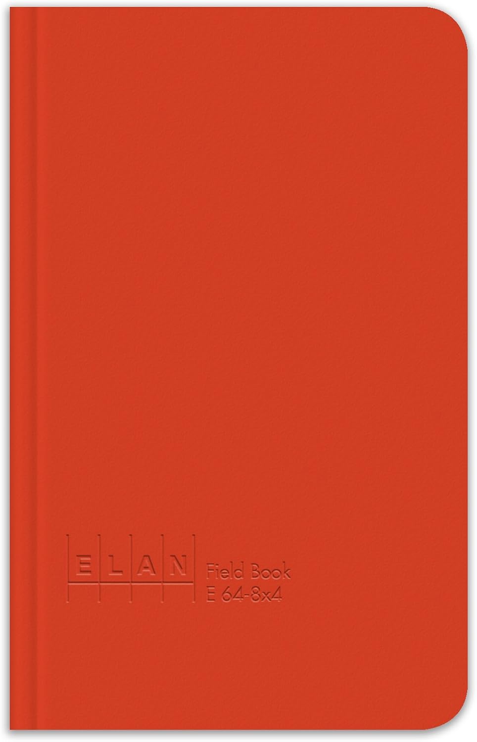 Elan Publishing Company E64-8x4 Field Surveying Book 4 ⅝ x 7 ¼, Bright Orange Cover