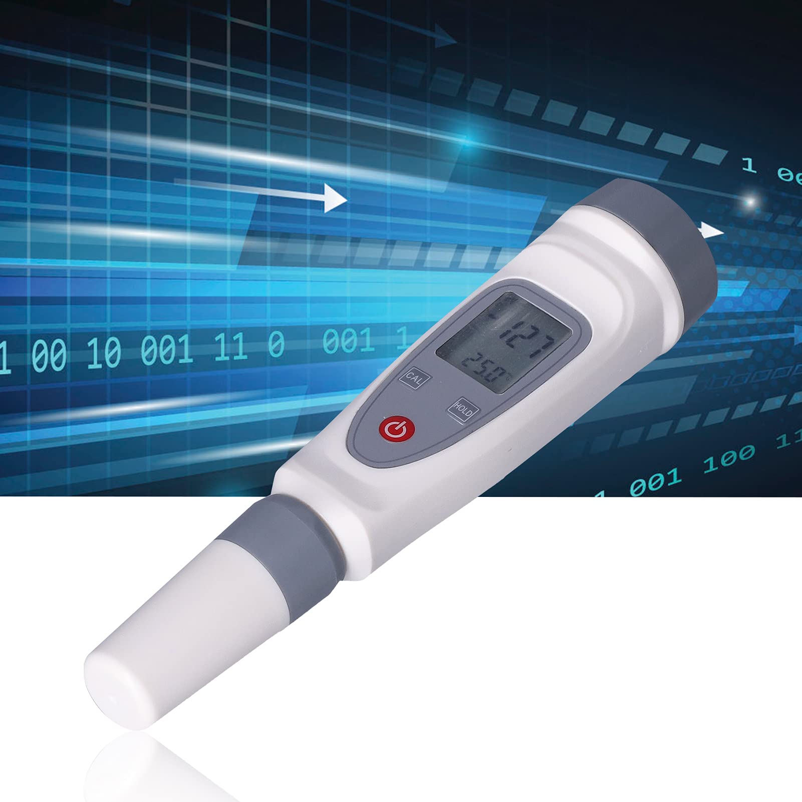 Fockety Kit Tester ORP, Tester del Potenziale di Riduzione Dell'ossidazione ORP‑BL Ad Alta Precisione, Penna per Test del Potenziale Negativo a Grande Schermo Impermeabile IP65 Misuratore