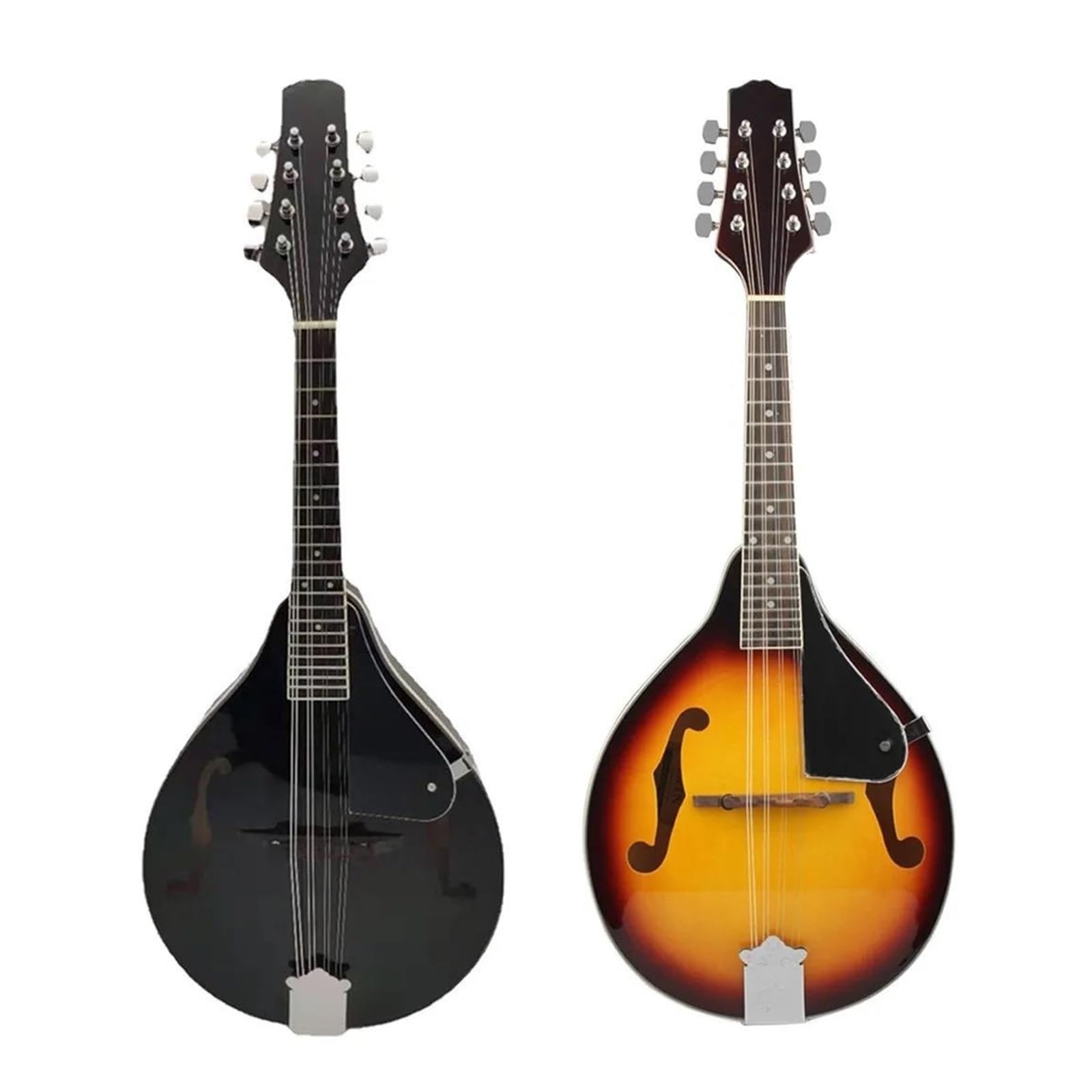 Canzoni Popolari Con Mandolino Nero A Otto Corde Color Tramonto Per Principianti Di Musica Classica Mandolino Tradizionale(3/4)