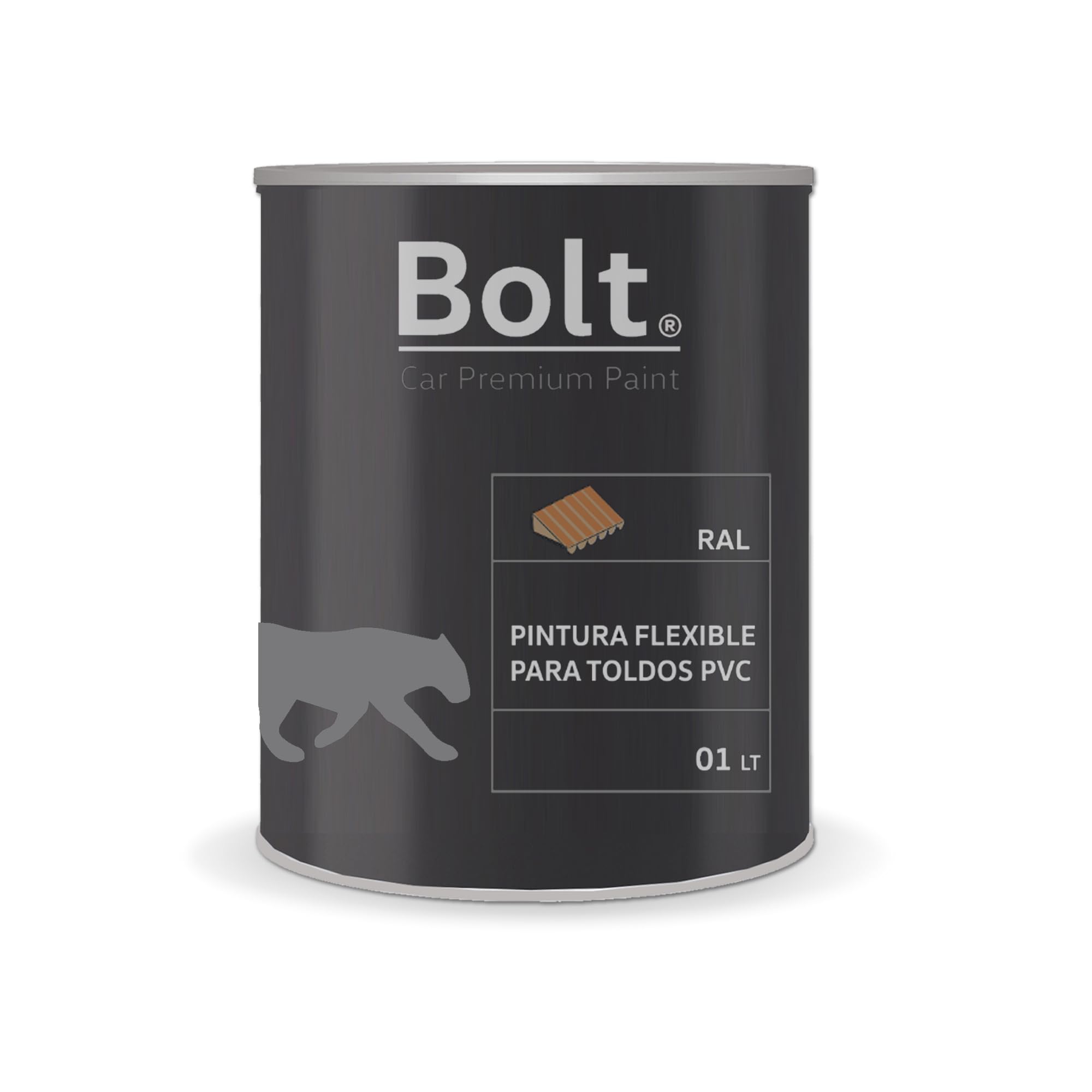 Bolt Spray Premium Paint Pintura Flexible Para Toldos PVC Carta Ral 1 Lt (RAL 9001 Blanco crema)